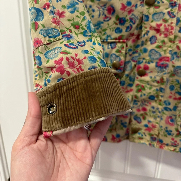 Rare Polo Ralph Lauren | Floral Canvas Barn Jacket | Small Petite - Picture 9 of 15